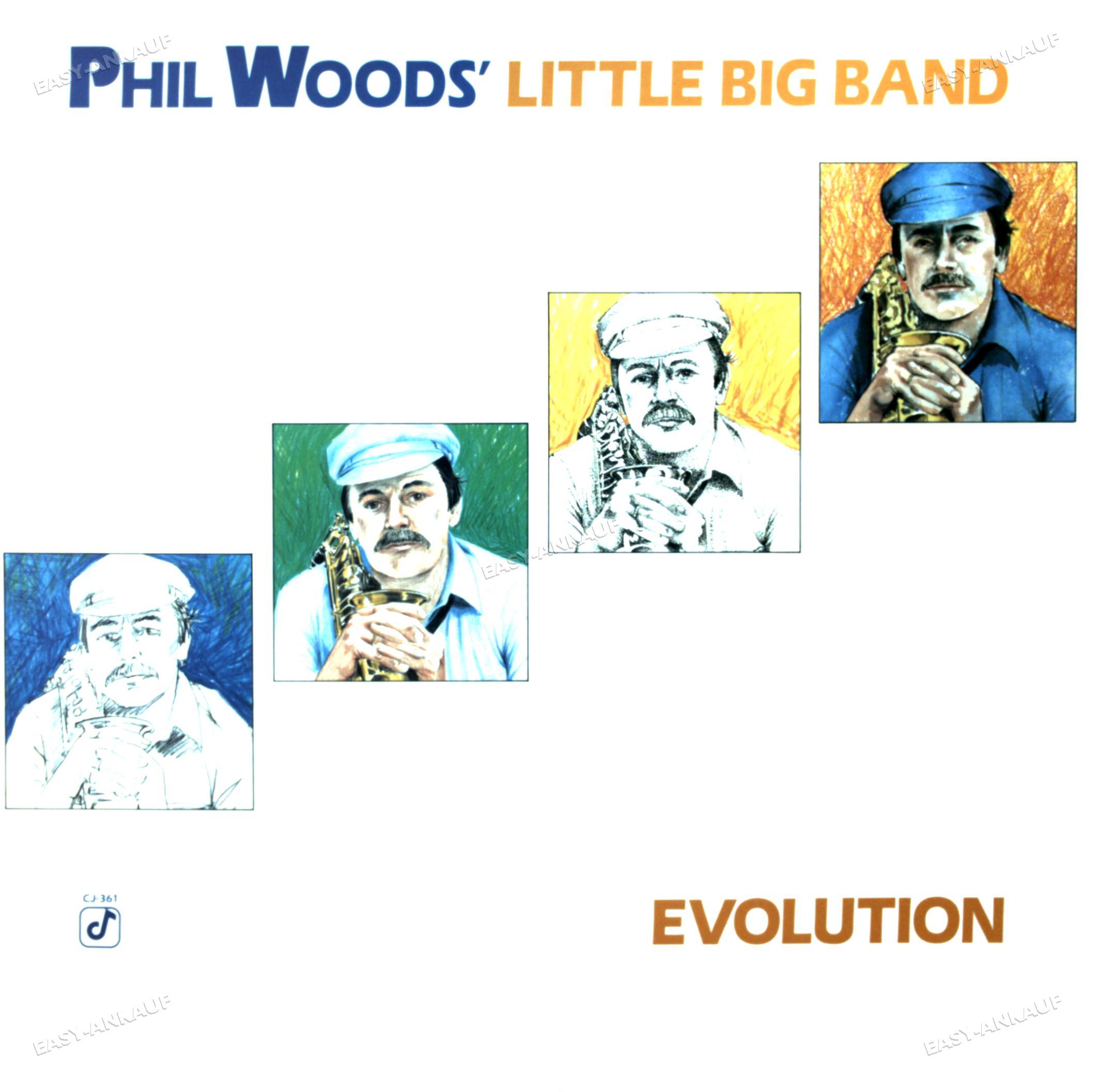 Phil Woods' Little Big Band - Evolution LP 1988 (VG+/VG+) '* - Afbeelding 1 van 1
